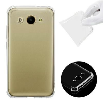 Shockproof Anti-Scratch Transparent Soft TPU Back Cover Protective Case for Huawei Y3 2017 / Y5 Lite 2017
