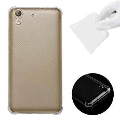 Shockproof Anti-Scratch Transparent Soft TPU Back Cover Protective Case for Huawei Y6II / Honor 5A