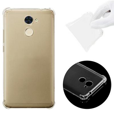 Shockproof Anti-Scratch Transparent Soft TPU Back Cover Protective Case for Huawei Y7 Prime / Holly 4 Plus / Enjoy 7 Plus 