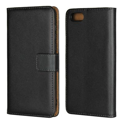 Solid Color Shockproof Side Flip Genuine Leather + Soft TPU Card Slots with Stand and Magnetic Buckle Wallet Protective Case for Huawei Y5 (2018) / Y5 Prime (2018)