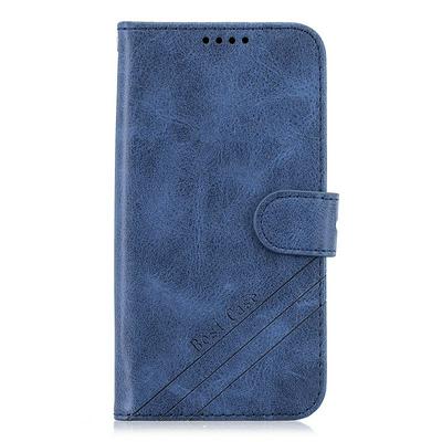 Solid Color Cow Pattern Wrist Strap Style Shockproof Side Flip PU Leather + Soft TPU Card Slots with Stand and Magnetic Buckle Wallet Case for Samsung Galaxy A21s