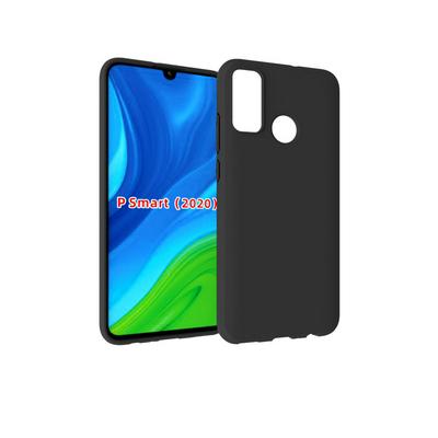 Black Frosted Shockproof Soft TPU Back Cover Case for Huawei P Smart 2020