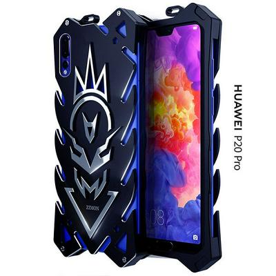 Zimon Vulcan Series Shockproof Aluminum Metal Back Cover Case for Huawei P20 Pro 