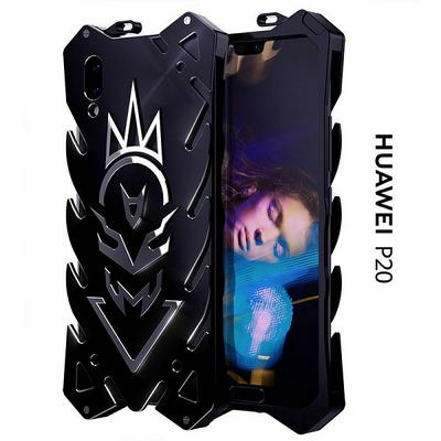 Zimon Vulcan Series Shockproof Aluminum Metal Back Cover Case for Huawei P20 