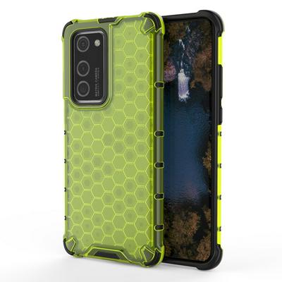 Honeycomb Pattern Detachable Hard PC + Soft TPU Back Cover Case for Huawei P40 Pro