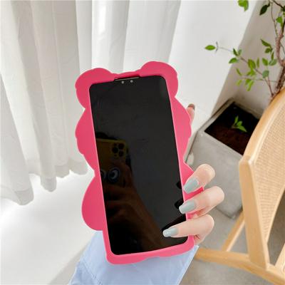 3D Cartoon Cute Bear Pattern Shockproof Soft Silicone Back Cover Case for Huawei P40