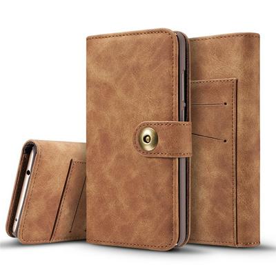 Retro Two-in-one Detachable Shockproof Magnet Buckle Closure Multifunctional PU leather Wallet Phone Case for HUAWEI P20