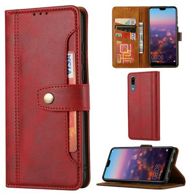 Calf Texture Flip Leather Case for Huawei P30 All-inclusive Anti-drop Wallet Style Cover with Card Slots