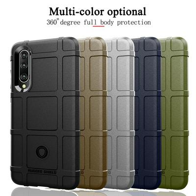 Rugged Shield Frosted Four Corners Airbag Design Non-Slip Soft TPU Back Cover Case for Huawei P30 