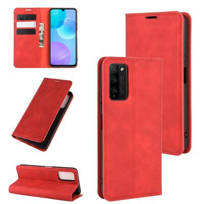 Pair Suck Left and Right Open Scratch Resistant PU Leather Phone Cover with Stand and Card Slots for HUAWEI Honor 30 Youth/Enjoy 20 Pro/Enjoy Z 5G