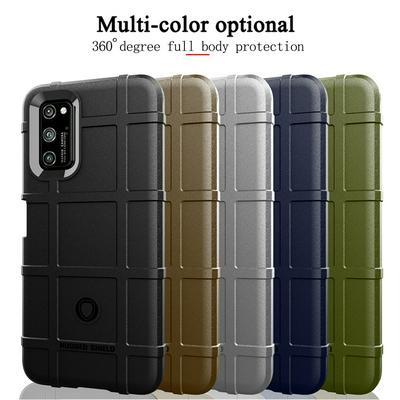 Rugged Shield Frosted Four Corners Airbag Design Non-Slip Soft TPU Back Cover Case for Huawei Honor V30 / V30 Pro