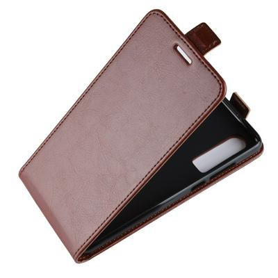 R64 Pattern Single Fold Edge Up and Down Vertical Flip PU Leather + Soft TPU with Card Slot and Magnetic Buckle Protective Case for Huawei P30 