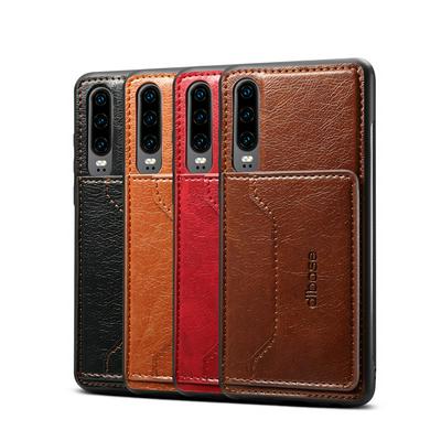 Dibase Simulation Crazy Horse Pattern 2 in 1 Plating PU Leather + Soft TPU Leather Coated Stand with Patch Card Slot Back Cover Case for Huawei Honor 20 Lite / 20 SE