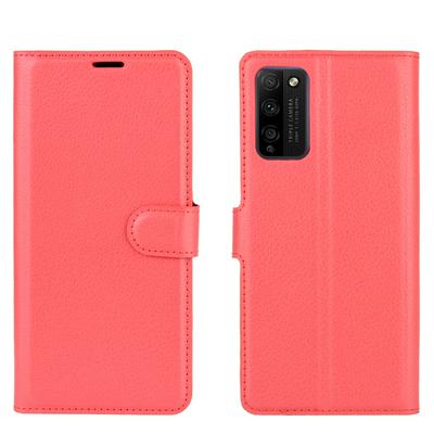 Simple Solid Color Left and Right Open Scratch Resistant PU Leather Phone Case with Stand and Card Slots for HUAWEI Honor 30 Youth/Enjoy 20 Pro/Enjoy Z 5G