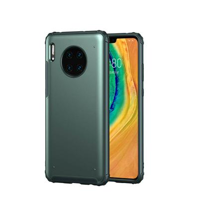2 in 1 Detachable Solid Color Frosted Anti-Fingerprint Hard PC Back + Soft TPU Frame Back Cover Case for Huawei Mate 30