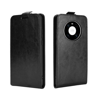 R64 Pattern Single Folded Edge Vertical Flip Folio Scratch Resistant PU Leather Wallet Phone Case for HUAWEI Mate 40