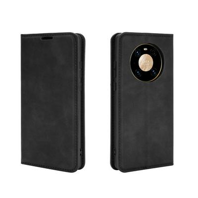 Solid Color Skin Feeling Magnetic Attraction Shockproof PU Leather + Soft TPU Wallet Case with Card Slot and Stand for HUAWEI Mate 40 Pro /Mate 40 Pro+