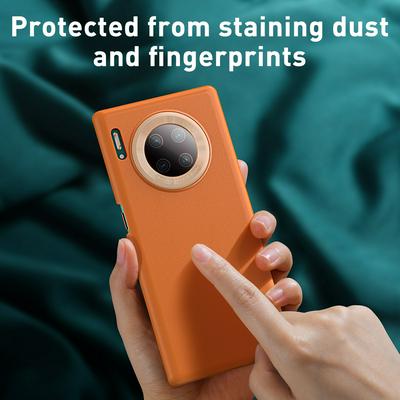 Baseus Alloy Faux Leather Hard Back Cover Case for Huawei Mate 30 Pro