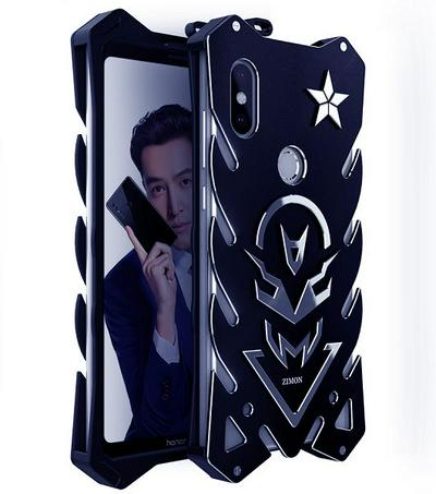 Zimon Vulcan Series Shockproof Aluminum Metal Back Cover Case for Huawei Honor Note 10
