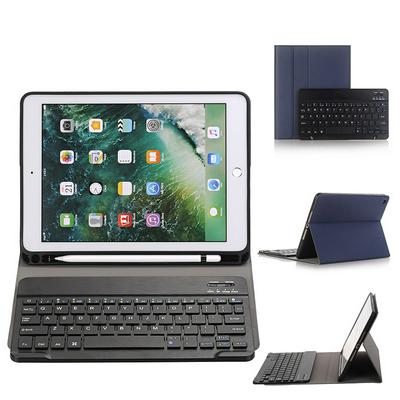  Candy Color Ultra Thin Detachable ABS Chocolate Key Core PU Leather Stand Keyboard Cover Case with Pen Slot for iPad 2018/2017 iPad 9.7/Pro 9.7/Air2/Air