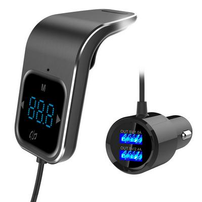 BC39 Hands-free Bluetooth Car Kit FM Transmitter USB Charger Adapter MP3 Player For IPhone And Smart Phone