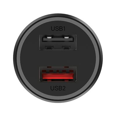 Nieuwe Versie Xiao Mi Mi Autolader Dual Usb Snel Opladen Versie 37W Max Met Led Licht Tips Voor iphone Huawei Xiao Mi Voor Samsung