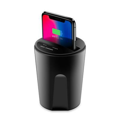 Wireless Car Charger Cup Holder QI Wireless Charger 10W/7.5W/5w Fast Charging Stand for iPhone, Samsung, Huawei, and More