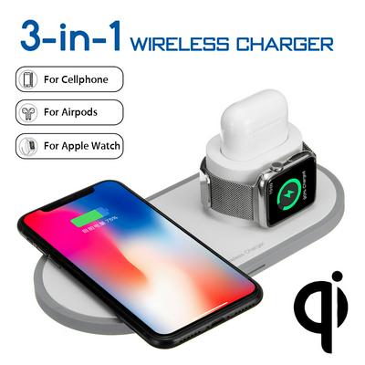 10W Qi Wireless Charger Holder Pad IPhone iWatch AirPods Fast Charging 