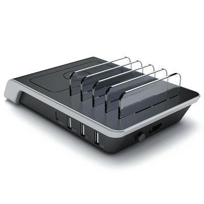 Wireless Charging Bracket Multi-port USB Charging Stand Mobile Phone Stand Supports Wireless Charger