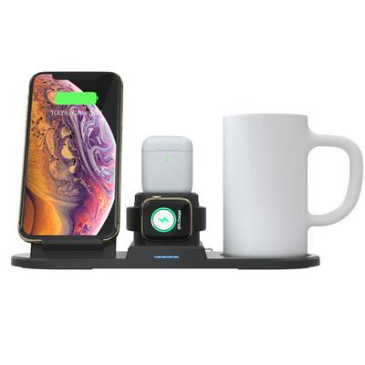 15W QI Wireless Charger Thermostatic 55 ° C Smart Coffee Cup Mug Fast charging for iWatch Apple Watch 