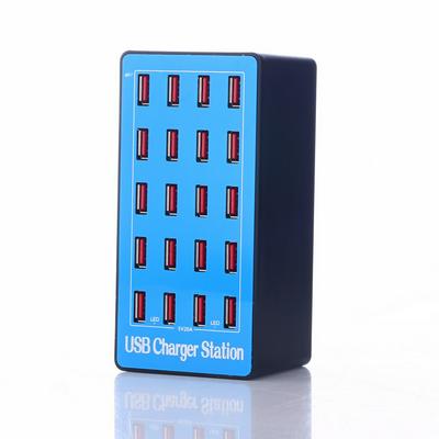 20-Gate A5 + Usb Charger Power Adapter Wall 100W Fast charging station for Iphone/Ipad/samsung/Huawei Smartphone Table
