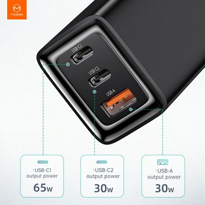 Mcdodo 65W GaN Charger Quick Charge with QC 4.0 3.0 Portable  Type C PD USB Charger Fast Charger For iP For Huawei xiaomiLaptop