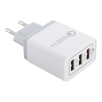 AR-QC-03 2.1A 3 USB Ports Quick Charger Travel Charging EU Plug HUB Charger