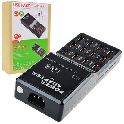 12-port USB Charging Station Fast Charge Power Adapter 5V/12A USB Charger