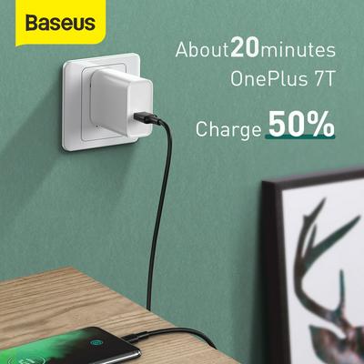 BASEUS Xiaobai Series VOOC Certified Flash Charging Data Cable for Type-C Interface Supports AFC/QC/FCP 5A 2m