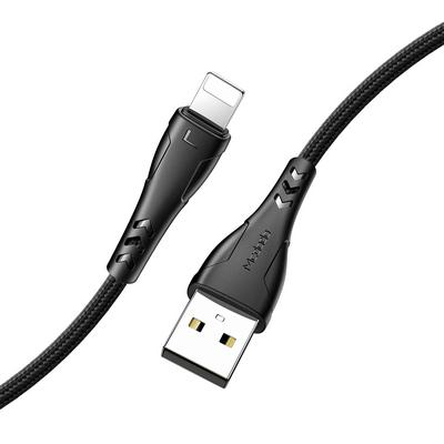 Mcdodo CA-744 Mamba Series 0.2m 1.2m 2.4A Fast Charge Charging Data Transmission USB Cable for Apple Devices with 8 Pin Interfaces