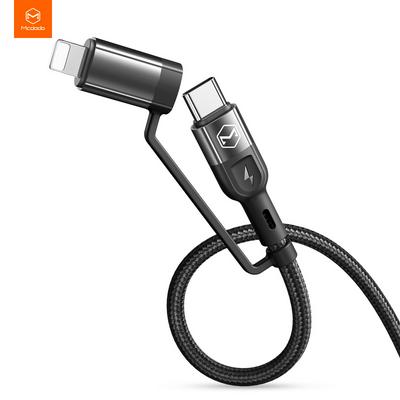 Mcdodo CA-807 4 in 1 60W PD usb/Type-C/iPhone data cable fast charging  Multi-function charging cable for iphone 12  xiaomi huawei
