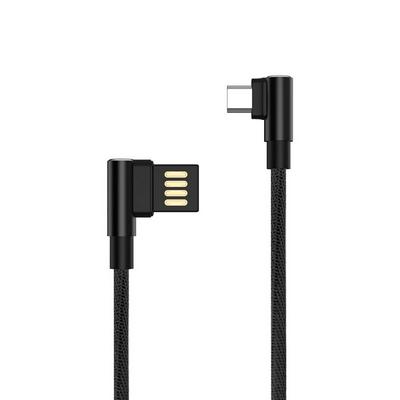 FT-UCA101 Type-C USB-C 3.0A 1M 90° L Head USB Cable Charging & Data Syncing Data Line Wire 