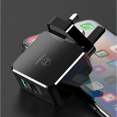 Mcdodo EU/UK Adapter USB Charger 5A USB to Tpye-c Super Fast Charging Universal Travel Charger for Samsung Huawei