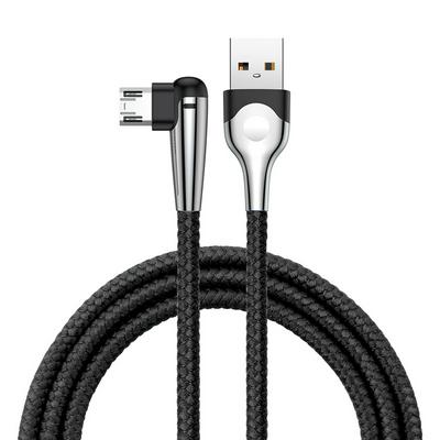 Baseus MVP 2.4A 1M Elbow Reversible Android Micro USB Cable Mobile Phone Data Cable USB Charger Charging  
