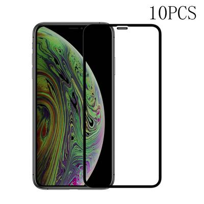 10PCS Secondary enhancement Electroplating Plasma Oiling Full Screen Tempered Glass Film for iPhone 12 Pro Max 6.7 inch