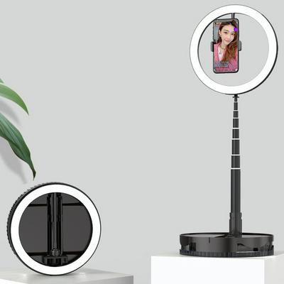 G1 Retractable 10-Inch LED Ring Light, Live Fill Light, Selfie Beauty Light, Photography Lighting Equipment Bracket