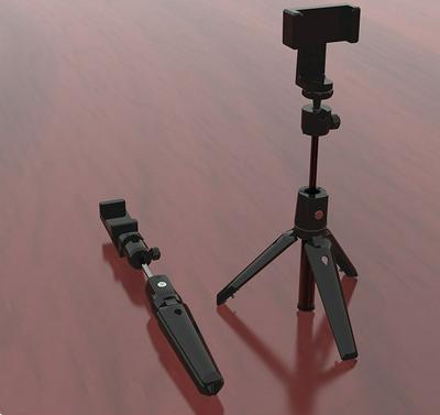 Bluetooth Selfie Stick Extendable Folding Tripod Stand with Remote Shutter