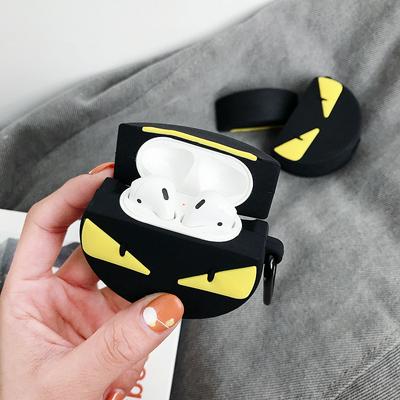 Devil Airpods Case Keychain AirPod Earbud Charging Bluetooth Earphone Protective Hard Cover Case 