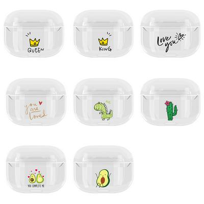 Cartoon Hard Case Airpods Pro 3 Case Keychain AirPod Earbud Charging Bluetooth Earphone Protective Hard Cover Case 