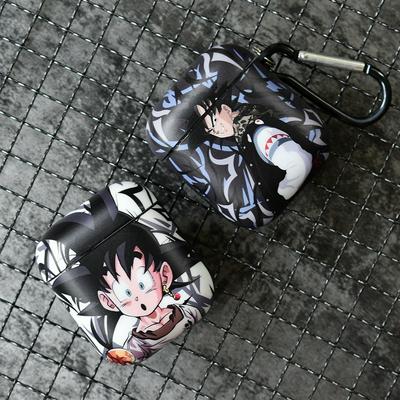Monkey King Airpods Case Keychain AirPod Earbud Charging Bluetooth Earphone Protective Hard Cover Case 