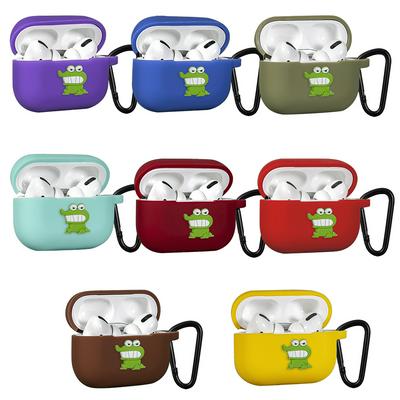 Crocodile Pattern Airpods Pro Case Keychain AirPod Earbud Charging Bluetooth Earphone Protective Cover Case 