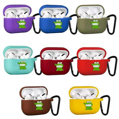  Little Crocodile Airpods Pro Case Keychain AirPod Earbud Charging Bluetooth Earphone Protective Cover Case 