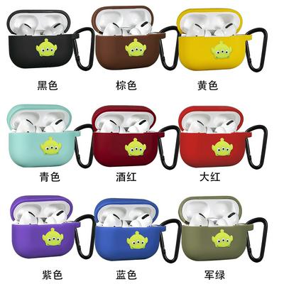 Three Eyes Airpods Pro Case Keychain AirPod Earbud Charging Bluetooth Earphone Protective Cover Case 