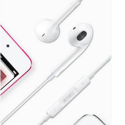 Wiwu Earbuds 302 Earphone with Apple 8 Pin Adapter Port Headset Wired EarSet
